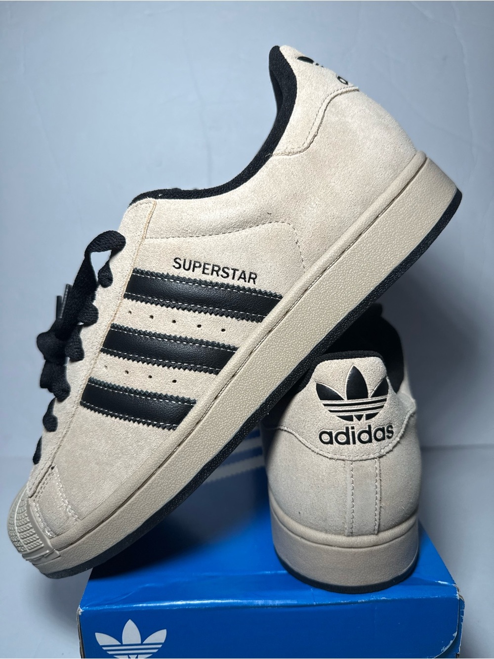 Adidas Superstar II - Beige / Black - Men’s 11.5 (women’s 12.5) - IH9320 - NWT